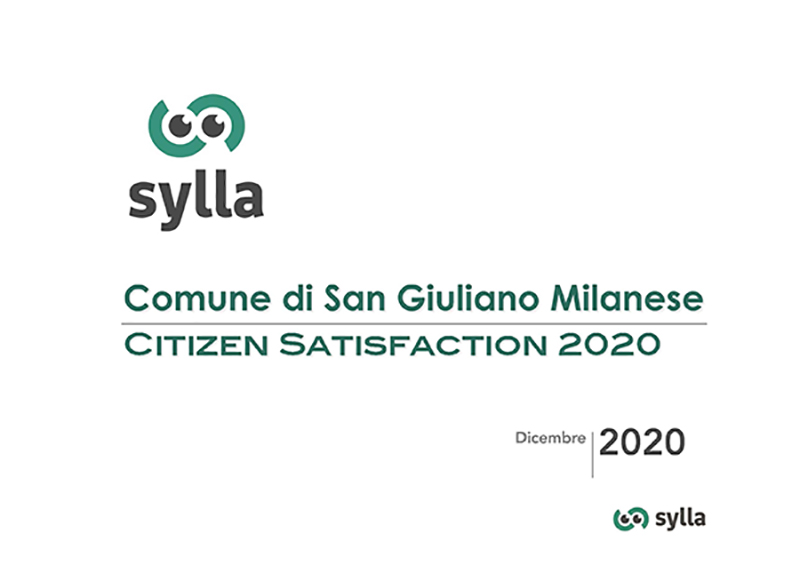 Indagine citizen satisfaction 2020