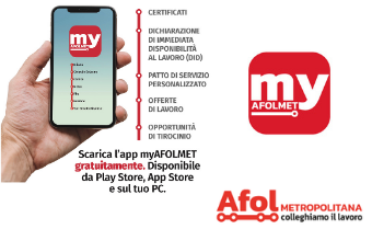 MyAFOLMET: una nuova app dai Centri per l’impiego