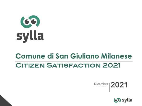 Indagine citizen satisfaction 2021