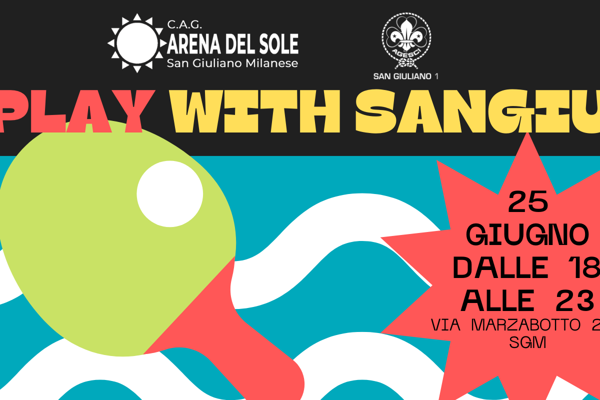 “Play with Sangiu” all’Arena del Sole